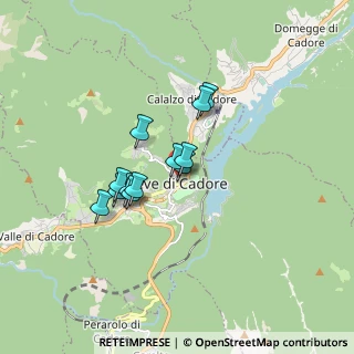 Mappa Via Salvadei, 32044 Pieve di Cadore BL, Italia (1.18833)