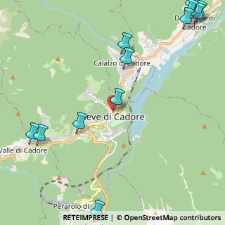 Mappa Via Salvadei, 32044 Pieve di Cadore BL, Italia (3.195)