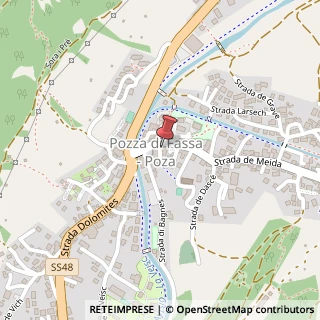 Mappa Strada de Meida, 128, 38036 Pozza di Fassa, Trento (Trentino-Alto Adige)