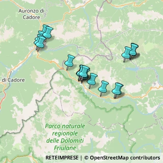 Mappa Via Cadore, 33024 Forni di Sopra UD, Italia (6.384)