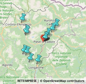 Mappa Via Galghena, 32044 Pieve di Cadore BL, Italia (10.20143)