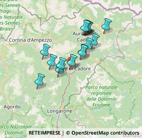 Mappa Via Galghena, 32044 Pieve di Cadore BL, Italia (11.31813)