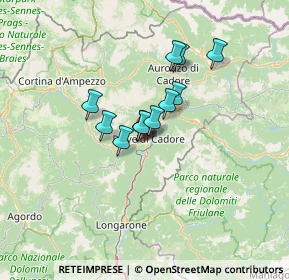 Mappa Via Galghena, 32044 Pieve di Cadore BL, Italia (8.21833)