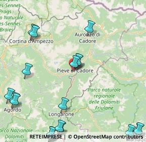 Mappa Via Galghena, 32044 Pieve di Cadore BL, Italia (23.94579)