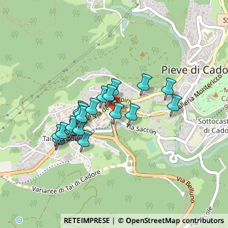 Mappa Via Galghena, 32044 Pieve di Cadore BL, Italia (0.3715)
