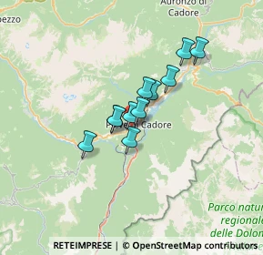 Mappa Via Galghena, 32044 Pieve di Cadore BL, Italia (4.21909)