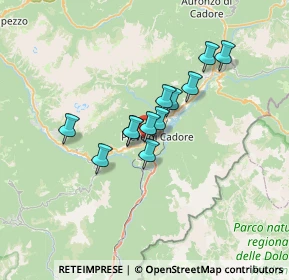 Mappa Via Regia, 32044 Pieve di Cadore BL, Italia (4.61333)