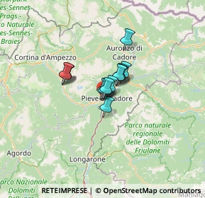 Mappa Via Regia, 32044 Pieve di Cadore BL, Italia (6.56154)