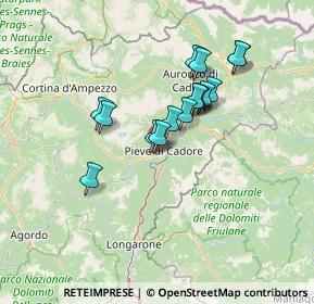 Mappa Via Regia, 32044 Pieve di Cadore BL, Italia (10.93938)