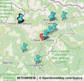 Mappa Via Regia, 32044 Pieve di Cadore BL, Italia (15.68938)