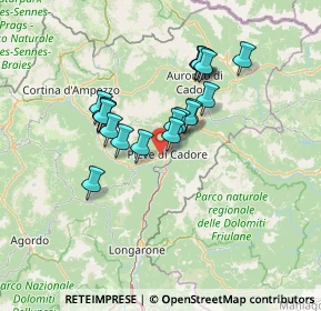Mappa Via Regia, 32044 Pieve di Cadore BL, Italia (10.834)