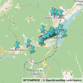 Mappa Via degli Alpini, 32044 Pieve di Cadore BL, Italia (1.445)