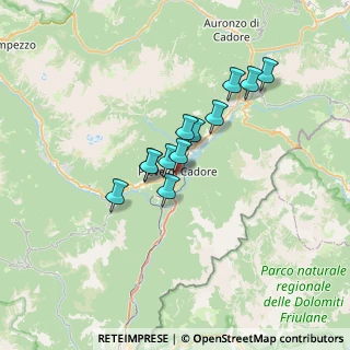 Mappa Via Valcalda, 32044 Pieve di Cadore BL, Italia (4.84667)