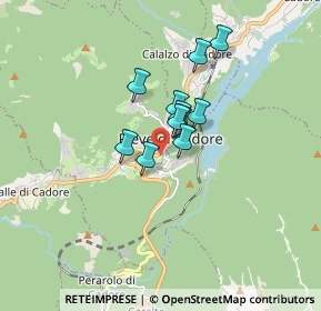 Mappa Via Valcalda, 32044 Pieve di Cadore BL, Italia (1.03091)