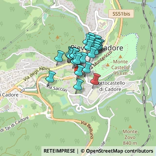Mappa Via Valcalda, 32044 Pieve di Cadore BL, Italia (0.27357)