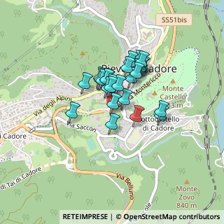Mappa Via Valcalda, 32044 Pieve di Cadore BL, Italia (0.26552)