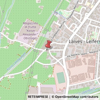 Mappa Via Marconi, 45, 39055 Laives, Bolzano (Trentino-Alto Adige)