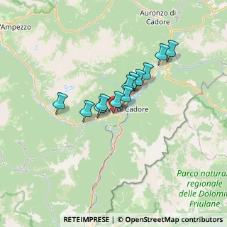 Mappa Via F. Coletti, 32044 Pieve di Cadore BL, Italia (4.74583)