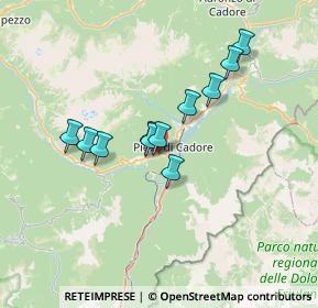 Mappa Via Campo Sportivo, 32044 Pieve di Cadore BL, Italia (5.45636)