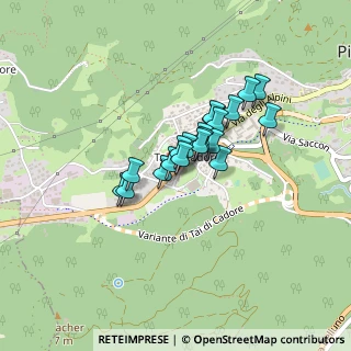 Mappa Via F. Coletti, 32044 Pieve di Cadore BL, Italia (0.2665)