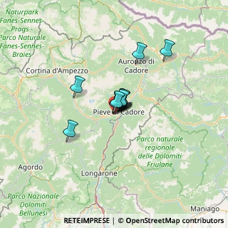 Mappa Via Campo Sportivo, 32044 Pieve di Cadore BL, Italia (6.18083)