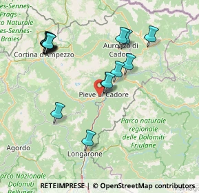 Mappa Via F. Coletti, 32044 Pieve di Cadore BL, Italia (15.84313)