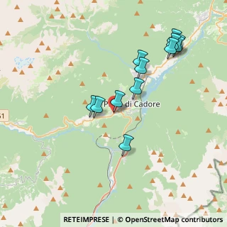 Mappa Via F. Coletti, 32044 Pieve di Cadore BL, Italia (3.755)
