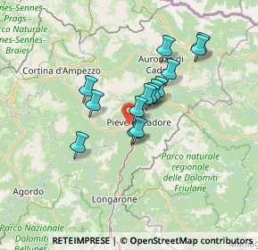 Mappa Via Monte Rite, 32044 Pieve di Cadore BL, Italia (10.20214)