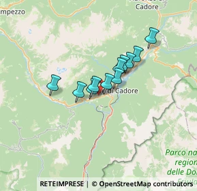 Mappa Via Monte Rite, 32044 Pieve di Cadore BL, Italia (4.33909)