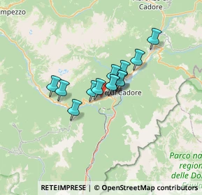Mappa Via Monte Rite, 32044 Pieve di Cadore BL, Italia (4.03769)
