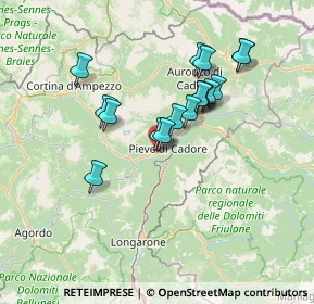 Mappa Via Madonetta, 32044 Pieve di Cadore BL, Italia (11.84)