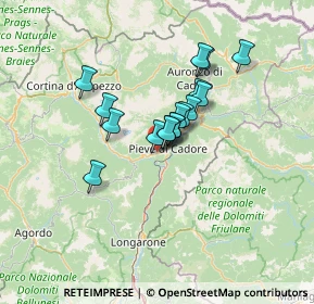 Mappa Via Madonetta, 32044 Pieve di Cadore BL, Italia (9.02824)