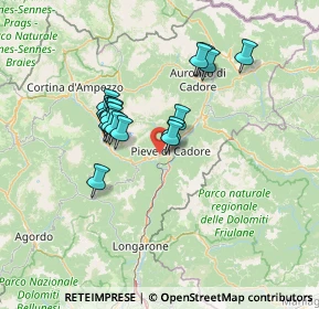 Mappa Via Madonnetta, 32044 Pieve di Cadore BL, Italia (11.13789)