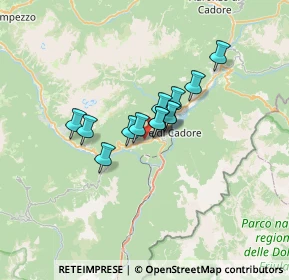 Mappa Via Madonetta, 32044 Pieve di Cadore BL, Italia (4.01308)