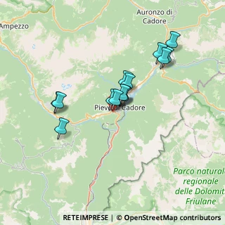 Mappa Via Manzago, 32044 Pieve di Cadore BL, Italia (5.64714)