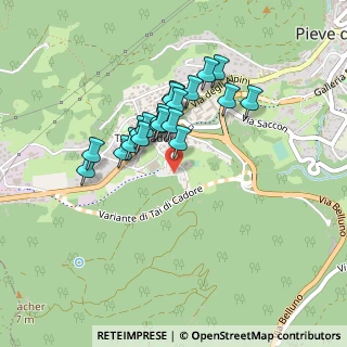Mappa Via Manzago, 32044 Pieve di Cadore BL, Italia (0.347)