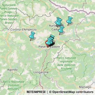 Mappa Via Manzago, 32044 Pieve di Cadore BL, Italia (6.86308)