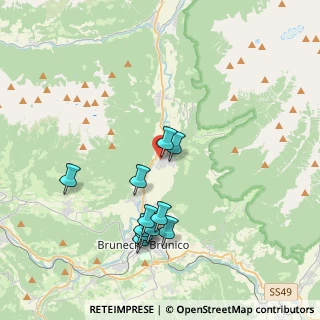 Mappa Via Ulrich Von Taufers, 39030 Gais BZ, Italia (3.61455)