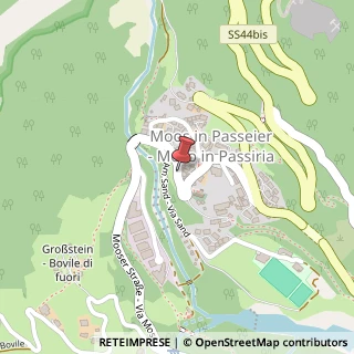 Mappa Via del Motto, 25, 39013 Moso in Passiria, Bolzano (Trentino-Alto Adige)