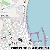 Mapa Riposto
