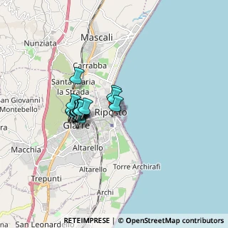 Mappa Porto dell'Etna, 95018 Riposto CT, Italia (1.51789)