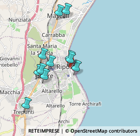 Mappa Porto dell'Etna, 95018 Riposto CT, Italia (1.87182)