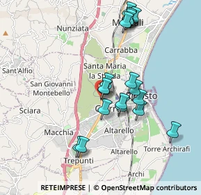 Mappa Via Privitera, 95014 Giarre CT, Italia (1.99684)