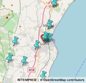 Mappa Via Privitera, 95014 Giarre CT, Italia (3.80643)