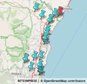 Mappa Via Privitera, 95014 Giarre CT, Italia (9.02)