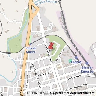 Mappa Corso Messina, 27, 95014 Giarre, Catania (Sicilia)