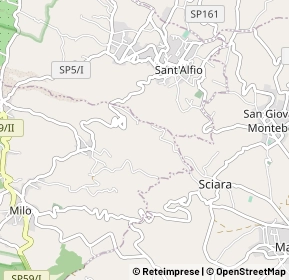 Mappa 95010 Santa Venerina CT, Italia (1.03077)