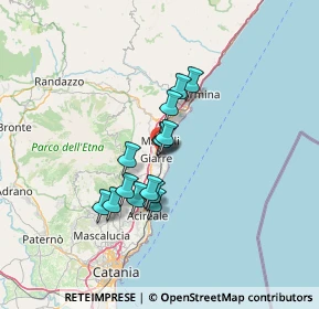 Mappa Via Vespri, 95018 Riposto CT, Italia (10.68214)