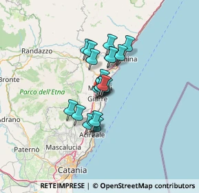 Mappa Via Vespri, 95018 Riposto CT, Italia (9.463)