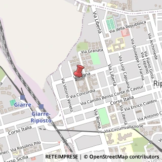 Mappa Via Piave, 29, 95018 Riposto, Catania (Sicilia)